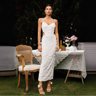 Éloise — Ivory Satin Cowl Slip Bridal Gown