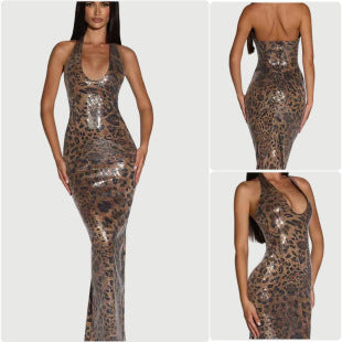 Henriette — Bronze Sequin Mermaid Gown