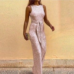 Rosette — Pink Ombré Sequin Sheath Dress