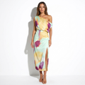 Cosima — White Fit-and-Flare Mini Dress, front view