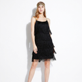 Inès-Marie — Navy Midi Dress, front view