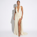 Marceau — Black Wide-Leg Jumpsuit, front view