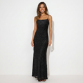 Anaîlle — Black Tapered-Leg Jumpsuit, front view